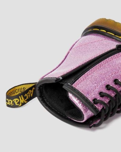 Botas Con Cordones Dr Martens Toddler 1460 Glitter Para Niños DR7120T